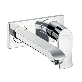 - HANSGROHE Metris bateria umywalkowa z wylewką 22,5 cm, chrom 31086000 - 31086000 - Łazienki Szydłowski