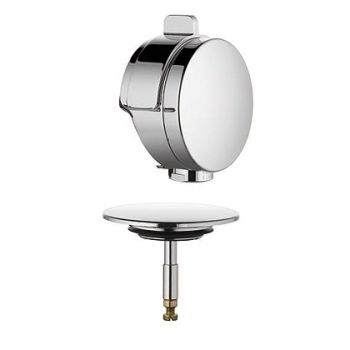  - KLUDI Rotexa Multi element zewnętrzny syfonu wannowego z wlewem poprzez przelew chrom 718260500 - 7182605-00 - Łazienki Szydłowski