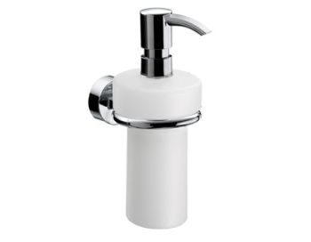 - EMCO Rondo 2 Dozownik na mydło wiszący chrom pojemnik na mydło tworzywo sztuczne 452100102 - 452100102 sk - Łazienki Szydłowski