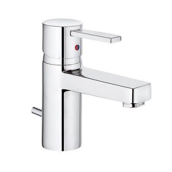 - KLUDI ZENTA bateria umywalkowa z Eco, z zestawem odpływowym z cięgnem, kolor chrom 382500575 - 382500575 - Łazienki Szydłowski