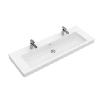 - VILLEROY&BOCH Subway 2.0 Umywalka meblowa 130 x 47cm biała z powłoką ceramicplus 7176D2R1 - 7176D2R1 - Łazienki Szydłowski