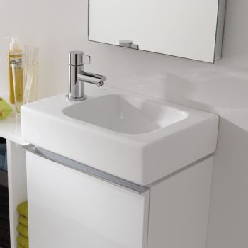  - GEBERIT ICON XS umywalka toaletowa  38 x 28 cm biała z powłoką KeraTec 124836000 - 124836000 - Łazienki Szydłowski