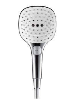  - HANSGROHE Raindance Select E120 słuchawka prysznicowa chrom / biały 26521400 - 26521400 - Łazienki Szydłowski