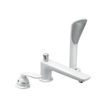  - KLUDI BALANCE bateria wannowo-prysznicowa, biały/chrom 524479175 - 524479175 - Łazienki Szydłowski