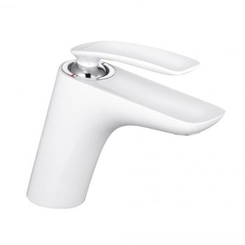  - KLUDI BALANCE bateria umywalkowa biały/chrom 520269175 - 520269175 - Łazienki Szydłowski