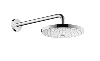  - HANSGROHE Raindance Select deszczownica 24 cm z ramieniem chrom/biały 26466400 - 26466400 - Łazienki Szydłowski