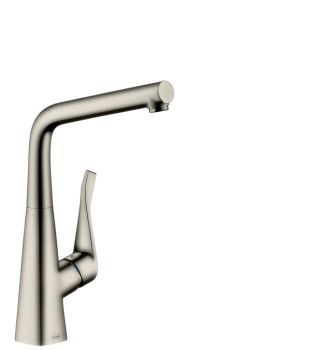 - HANSGROHE Metris bateria kuchenna kolor stal nierdzewna 14822800 - 14822800 - Łazienki Szydłowski