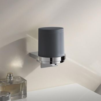  - KEUCO Moll dozownik mydła antracyt z uchwytem chrom 12752010101 - 12752010101 - Łazienki Szydłowski