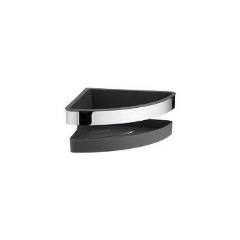  - KEUCO Moll półka prysznicowa narożna chrom / antracyt 12757010001 - 12757010001 - Łazienki Szydłowski