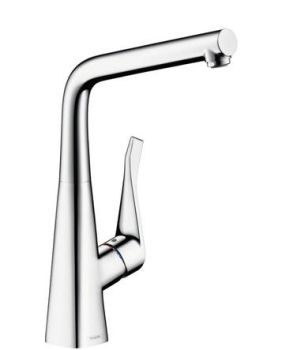 - HANSGROHE Metris bateria kuchenna pod okienna chrom 14823000 - 14823000 - Łazienki Szydłowski