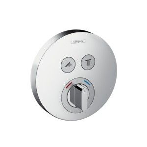  - HANSGROHE ShowerSelect S Bateria dla 2 odbiorników chrom 15748000 - 15748000 - Łazienki Szydłowski