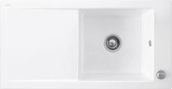 VILLEROY&BOCH Timeline 60 zlewozmywak ceramiczny 100 x 51cm, biały połysk ceramic plus 679001R1 679001R1 od 