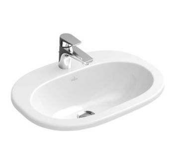 VILLEROY&BOCH O.Novo Umywalka wpuszczana w blat owalna 56x40,5 cm biała 41615601 41615601 od 