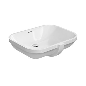  - DURAVIT D-Code Umywalka podblatowa 56x40 cm, biały połysk 0338560000 - 0338560000 - Łazienki Szydłowski