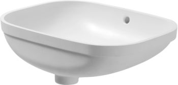 - DURAVIT D-Code Umywalka podblatowa 56x40 cm, biały połysk 0338560000 - 0338560000 - Łazienki Szydłowski