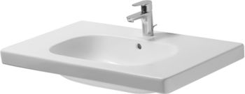 - DURAVIT D-Code Umywalka meblowa 85x48 cm, biały połysk 03428500002 - 03428500002 - Łazienki Szydłowski