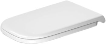 - DURAVIT D-Code Deska sedesowa zdejmowana, wydłużona, zawiasy stalowe, biały połysk 0060390000 - 0060390000 - Łazienki Szydłowski