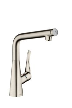 - HANSGROHE Metris Select bateria kuchenna kolor stal nierdzewna 14883800 - 14883800 - Łazienki Szydłowski
