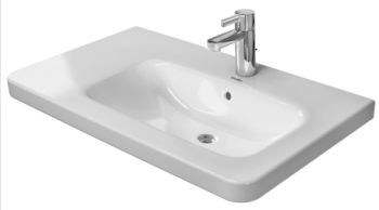  - DURAVIT DuraStyle Umywalka meblowa asymetryczna 80x48 cm biały połysk z powłoką wondergliss 23268000001 - 23268000001 - Łazienki Szydłowski