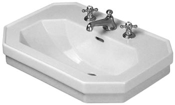 - DURAVIT 1930 Series Umywalka 60x41 cm biały połysk z powłoką wondergliss 04386000001 - 04386000001 - Łazienki Szydłowski