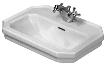 - DURAVIT 1930 Series Umywalka mała 50x36,5 cm biały połysk z powłoką wondergliss 07855000001 - 07855000001 - Łazienki Szydłowski