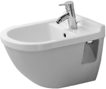 - DURAVIT Starck 3 Bidet wiszący 36x54 cm, biały połysk z powłoką WonderGliss 22301500001 - 22301500001 - Łazienki Szydłowski