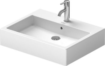  - DURAVIT Vero Umywalka nablatowa szlifowana 59,5x46,5 cm biały połysk z powłoką wondergliss 04526000001 - 04526000001 - Łazienki Szydłowski