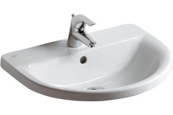  - IDEAL STANDARD CONNECT - umywalka wpuszczana w blat ARC 55 cm biała E797801 - E797801 - Łazienki Szydłowski