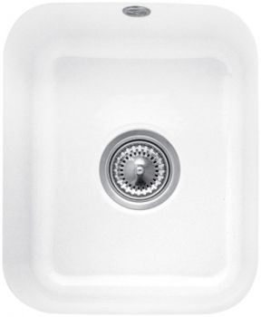 - VILLEROY&BOCH Cisterna 45 Zlewozmywak podblatowy, biały połysk z Ceramic Plus 670401R1 - 670401R1 - Łazienki Szydłowski