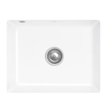 - VILLEROY&BOCH Subway  Zlewozmywak podblatowy 54,5 x 44 cm biały z powłoką ceramic plus 331001R1 - 331001R1 - Łazienki Szydłowski