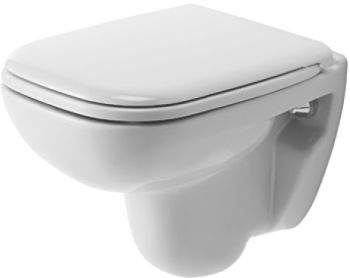 - DURAVIT D-Code Miska toaletowa wisząca Compact lejowa 35 x 48 cm, biały połysk 22110900002 - 22110900002 - Łazienki Szydłowski