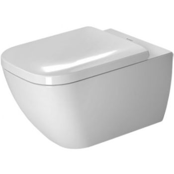 - DURAVIT Happy D2 Miska toaletowa wisząca 36,5 x 54 cm biały połysk z powłoka wondergliss 22220900001 - 22220900001 - Łazienki Szydłowski