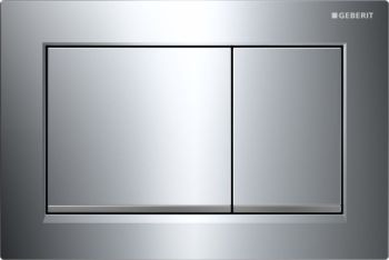  - GEBERIT Omega 30 przycisk spłukujący chrom błyszczący / chrom matowy 115080KH1 - 115.080.KH.1 - Łazienki Szydłowski