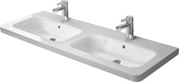  - DURAVIT DuraStyle Umywalka meblowa podwójna 130 x 48 cm biały połysk 2338130000 - 2338130000 - Łazienki Szydłowski