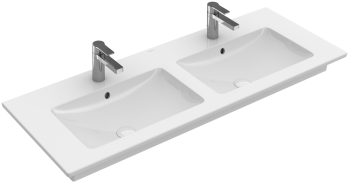  - VILLEROY&BOCH Venticello Umywalka podwójna z przelewem 130 x 50 cm, biała z powłoką ceramic plus 4111DLR1 - 4111DLR1 - Łazienki Szydłowski