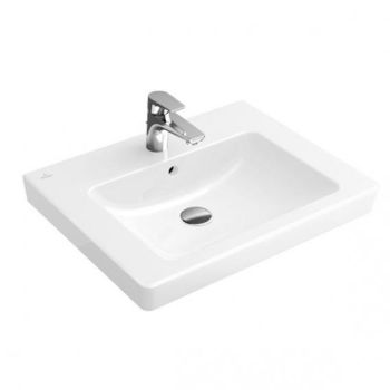 - VILLEROY&BOCH Subway 2.0 Umywalka 65 x 47cm biała z powłoką ceramicplus 7113KGR1 - 7113KGR1 - Łazienki Szydłowski
