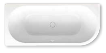  - KALDEWEI CENTRO DUO 1 wanna asymetryczna prawa ze stali emaliowanej 180x80x47 biały 283700010001 - 283700010001 - Łazienki Szydłowski