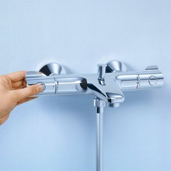 - GROHE-Grohtherm 800 bateria wannowa z termostatem chrom 34567000 - 34567000 - Łazienki Szydłowski