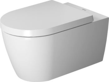  - DURAVIT Me by Starck Miska toaletowa wisząca 37x57 cm biały połysk z powłoką WonderGliss 25290900001 - 25290900001 - Łazienki Szydłowski