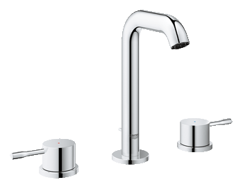  - GROHE-Essence New Trzyotworowa bateria umywalkowa rozmiar M chrom 20296001 - 20296001 - Łazienki Szydłowski