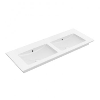  - VILLEROY&BOCH Venticello umywalka meblowa podwójna 130 x 50 cm biała z CeramicPlus 4111DJR1 - 4111DJR1 - Łazienki Szydłowski