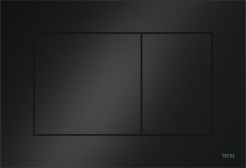  - TECE Now przycisk spłukujący do WC z tworzywa, czarny połysk 9240403 - 9240403 - Łazienki Szydłowski