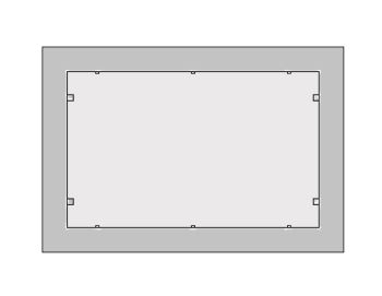  - TECE Now ramka dystansowa chrom połysk 9240411 - 9240411 - Łazienki Szydłowski