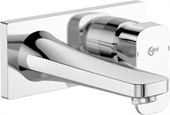  - IDEAL STANDARD TONIC II Bateria umywalkowa ścienna podtynkowa - wylewka 18 cm chrom A6334AA - A6334AA - Łazienki Szydłowski