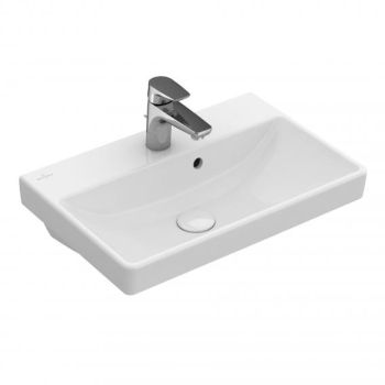 - VILLEROY&BOCH Avento Umywalka meblowa 55 x 37 cm biała CeramicPlus 4A0055R1 - 4A0055R1 - Łazienki Szydłowski