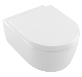 - VILLEROY&BOCH Avento miska WC wisząca z deską WC 37 x 53 cm biały 5656HR01 - 5656HR01 - Łazienki Szydłowski