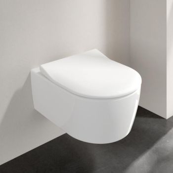 - VILLEROY&BOCH Avento miska WC wisząca z deską slim, biały 5656RS01 - 5656RS01 - Łazienki Szydłowski