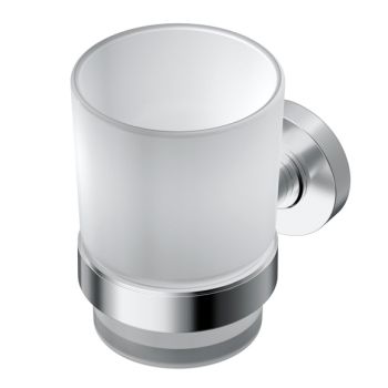  - IDEAL STANDARD IOM szklanka matowa z uchwytem chrom  A9120AA - A9120AA - Łazienki Szydłowski