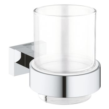 - GROHE-Essentials Cube szklanka z uchwytem chrom 40755001 - 40755001 - Łazienki Szydłowski