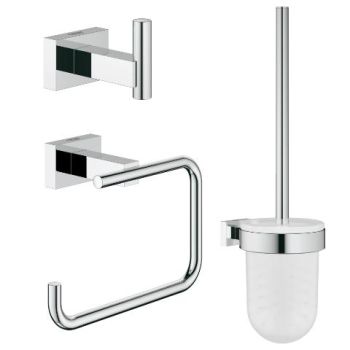 - GROHE- Essentials Cube 3 w 1 zestaw chrom 40757001 - 40757001 - Łazienki Szydłowski